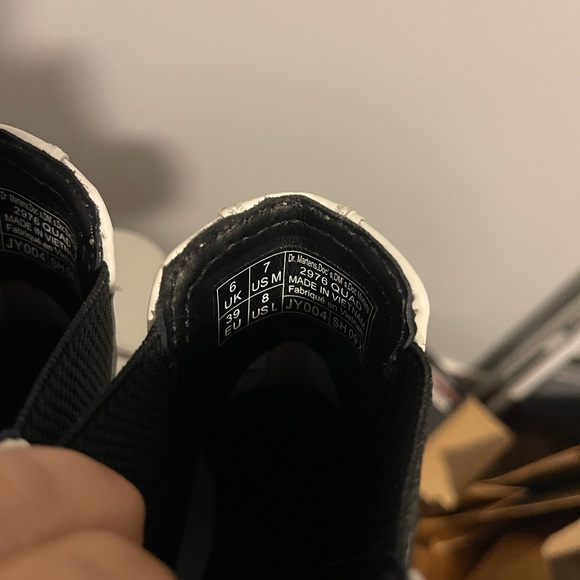 Dr. Martens White Ankle Boots with Chunky Sole NWOB - Picture 6 of 7